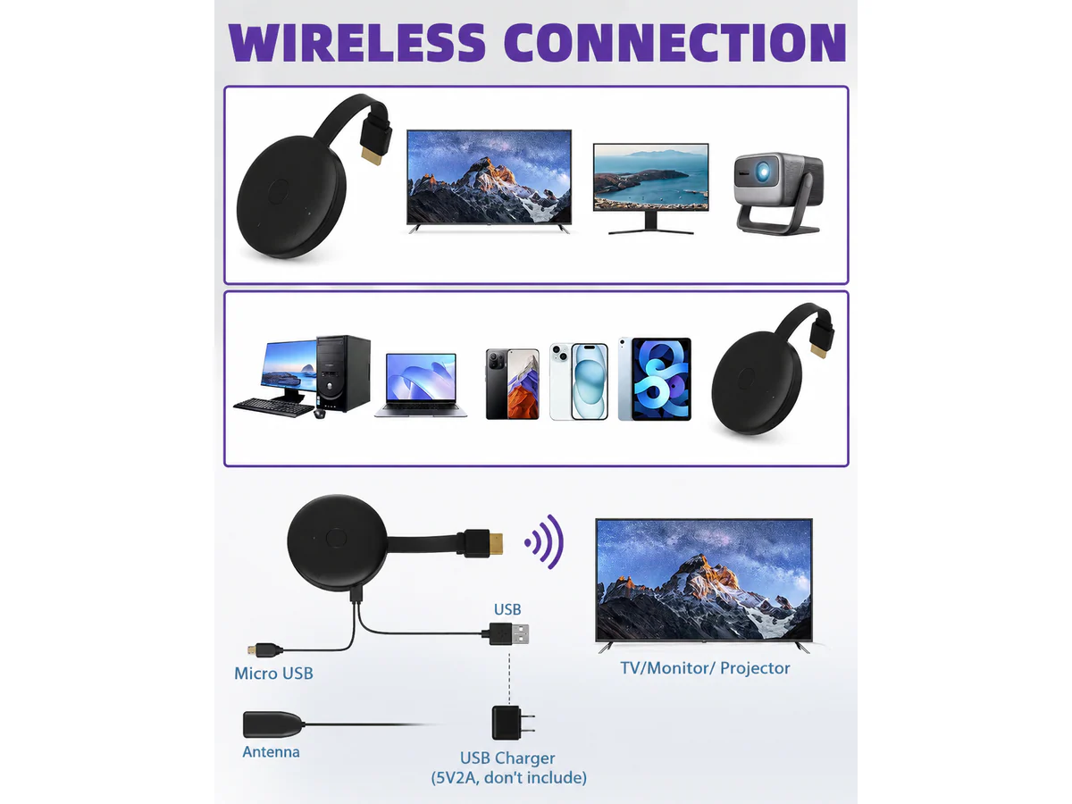 Wireless HDMI Display Dongle Adapter - Image 6
