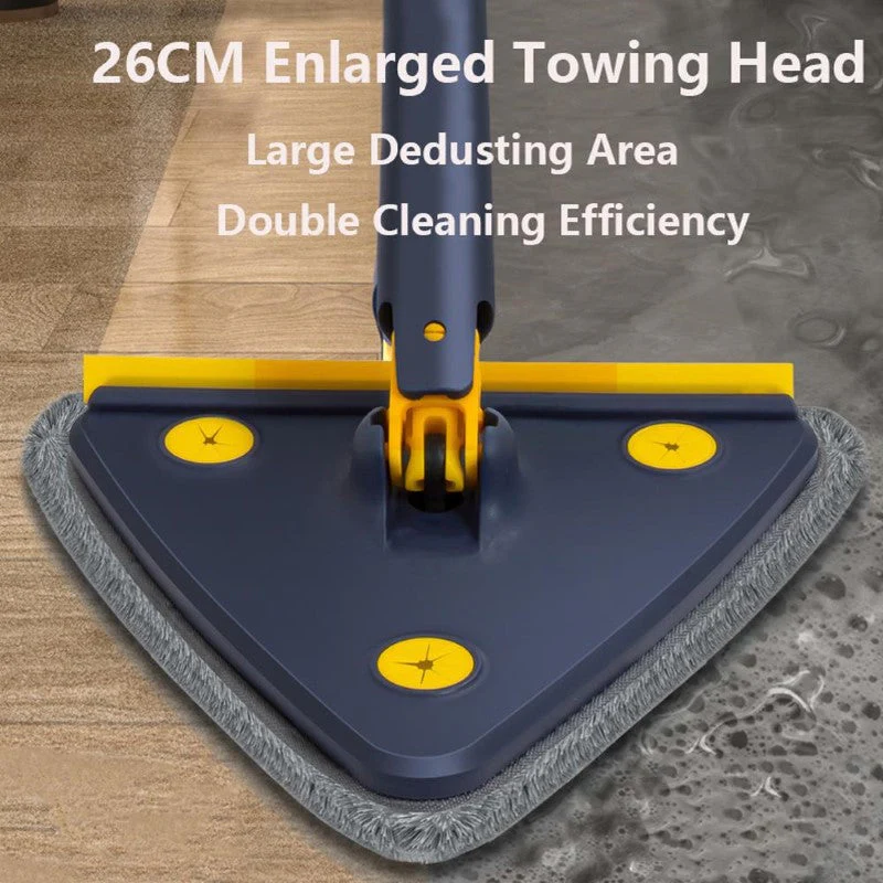 Cleaning Mop Rotatable Adjustable Triangle Floor Cleaning Mop - Image 2
