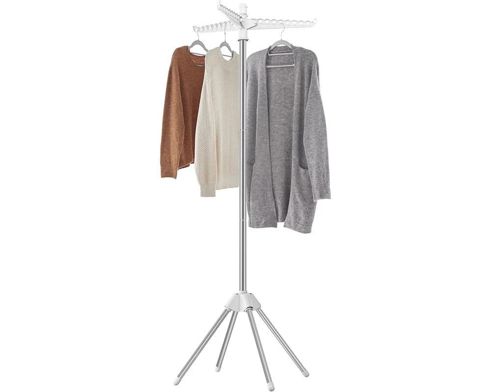 Space Saving Clothes Laundry Drying Rack - White - Image 13