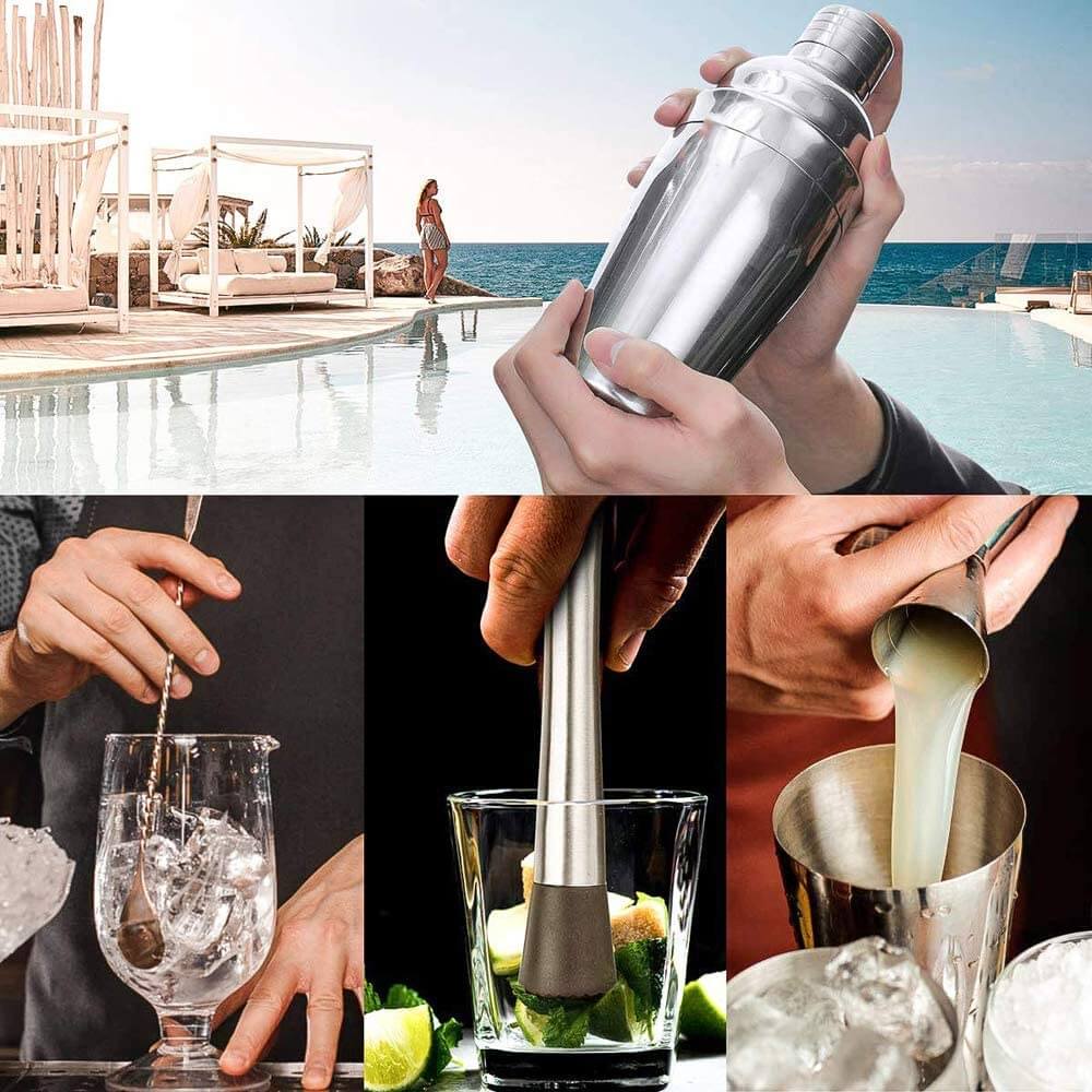 Cocktail Shaker Set Bartender Kit - Image 6