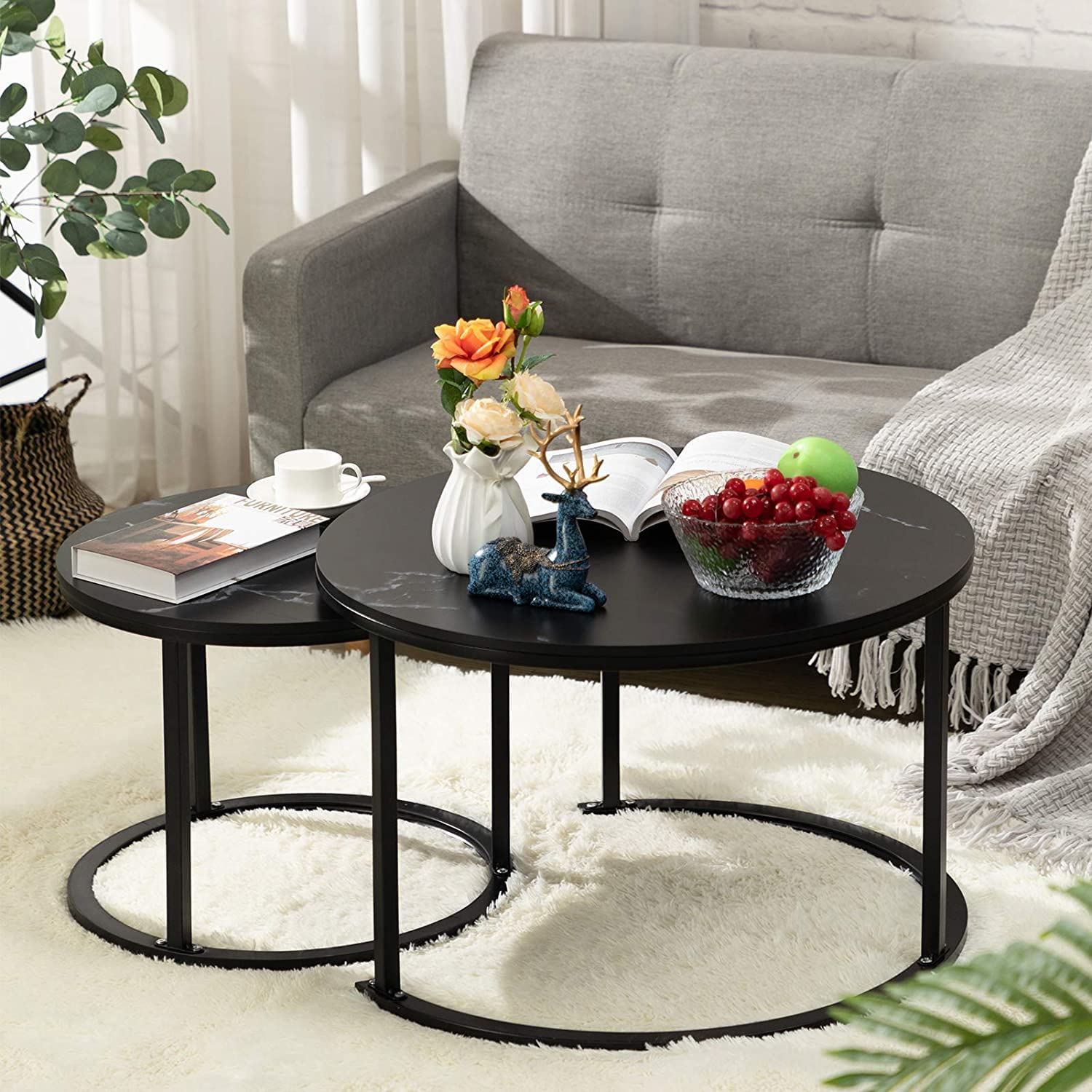 Coffee table 2 in 1 living room coffee tables - Image 10