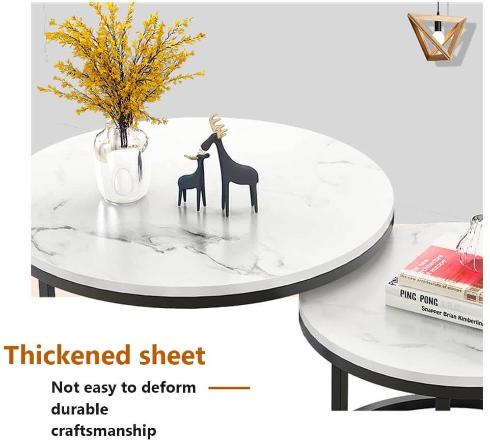 Coffee table 2 in 1 living room coffee tables - Image 4