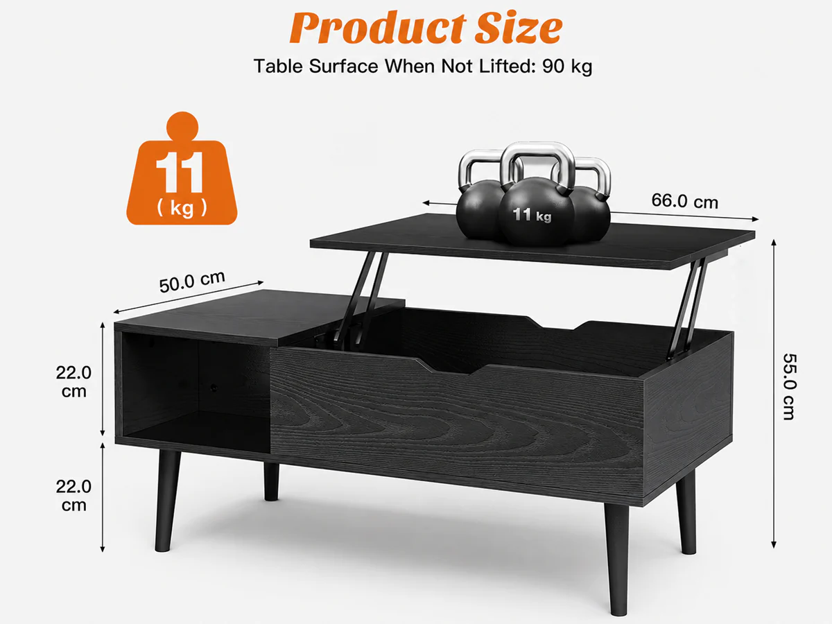 Coffee Table with Lift Top - Image 3