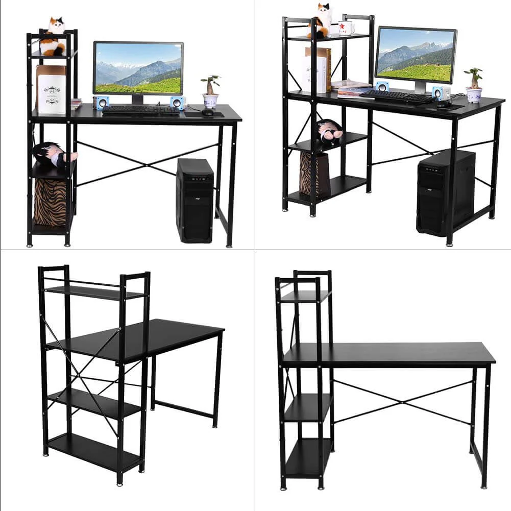 Computer Desk with Bookshelf - Image 8