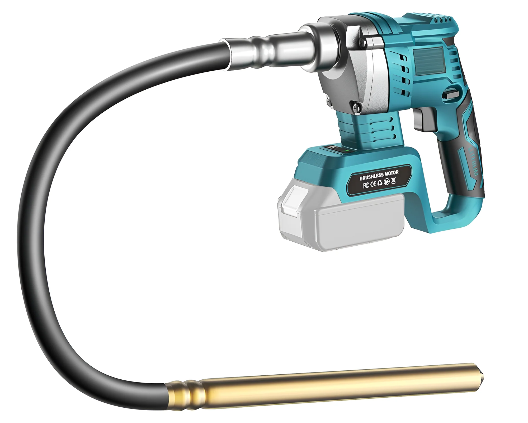 Concrete Compaction Tool – 600W Makita Compatible Cordless Concrete Vibration Tool - Image 2
