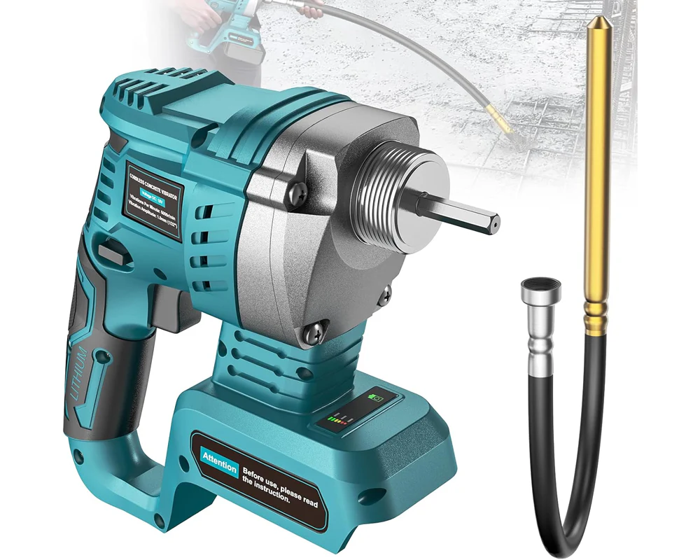 Concrete Compaction Tool – 600W Makita Compatible Cordless Concrete Vibration Tool - Image 3