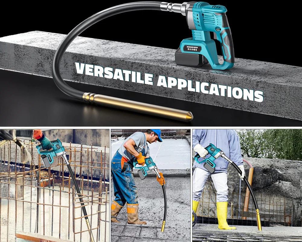 Concrete Compaction Tool – 600W Makita Compatible Cordless Concrete Vibration Tool - Image 8