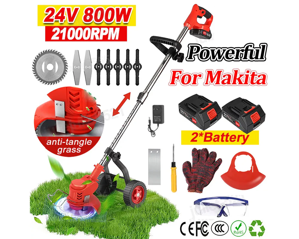 Lawn Mower Cordless Weed Cutter Garden Trimmer - Image 2
