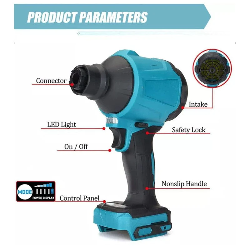 Cordless Air Duster Dust Blower Makita 18V - Image 6