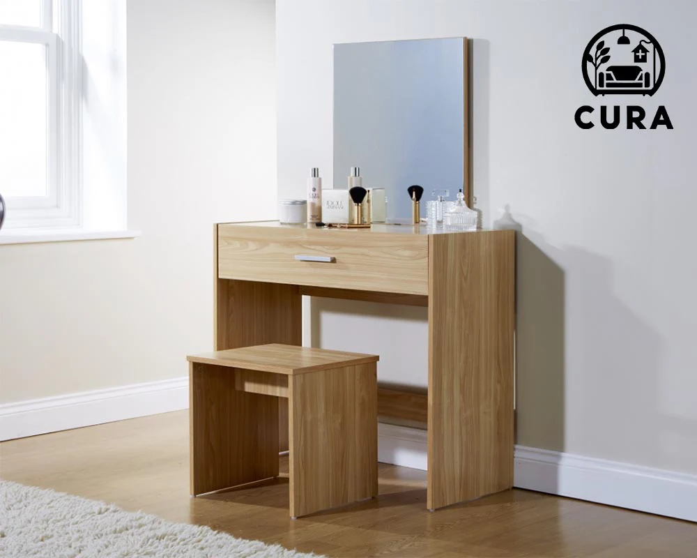 CURA Dressing Table Brown - Image 3
