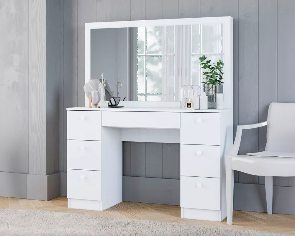 Dressing Table with Mirror - Image 6