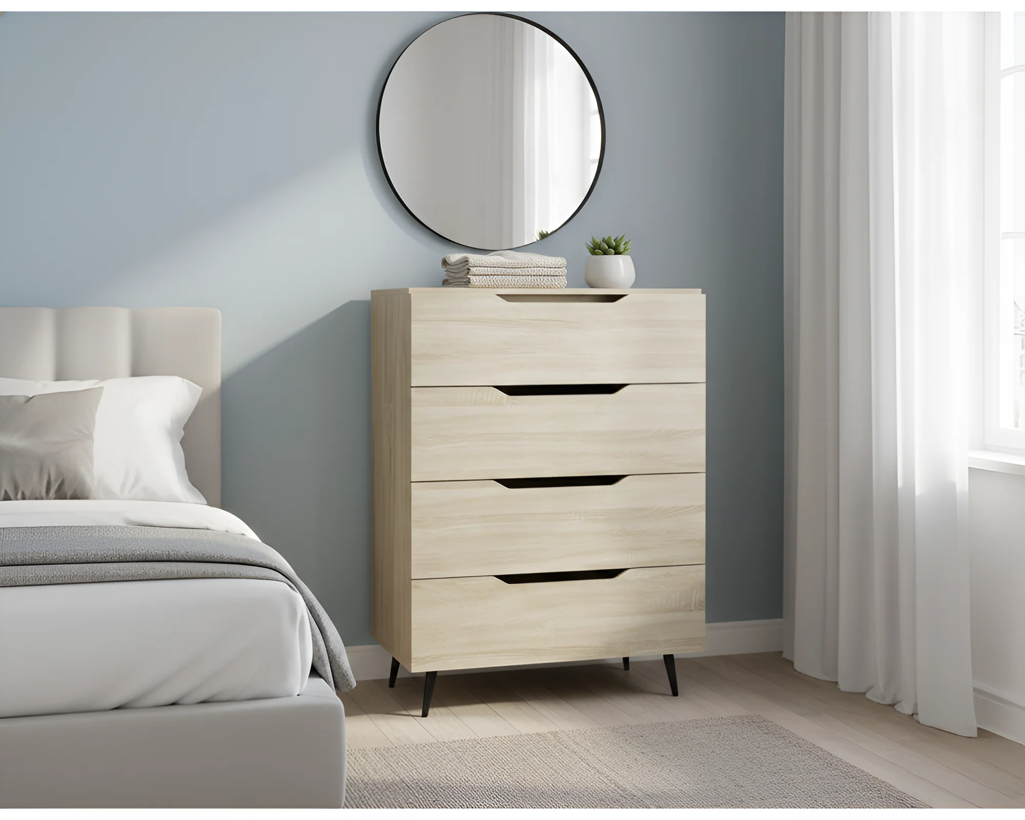 Tallboy with Drawers Chest of Drawers - Image 8