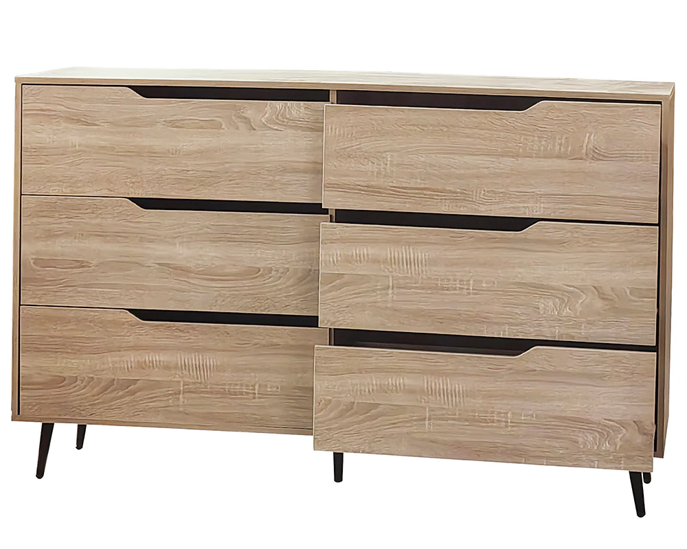 Tallboy Chest 6 Drawer Chest Tallboy - Image 5