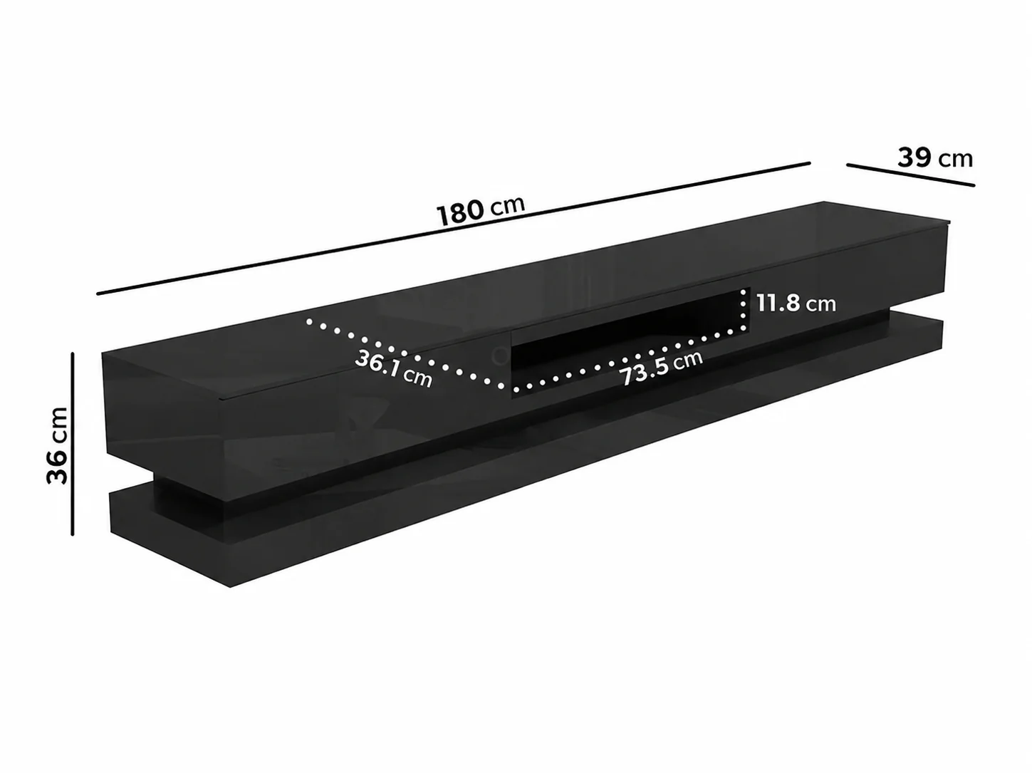 Entertainment Unit TV cabinet - Image 7