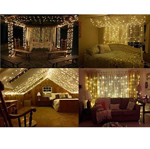 Curtain Lights 3M X 3M Warm White - Image 5