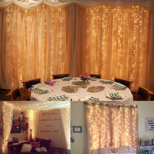 Curtain Lights 3 x 6m Warm White - Image 5
