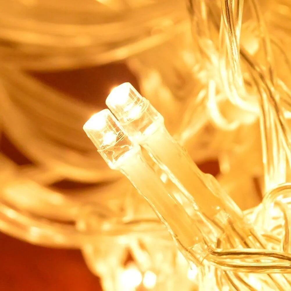 Curtain Lights 3 x 6m Warm White - Image 6