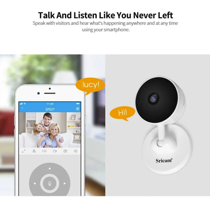 1080P AI Smart WiFi Security Camera – Motion Tracking & Two-Way Audio - Image 8