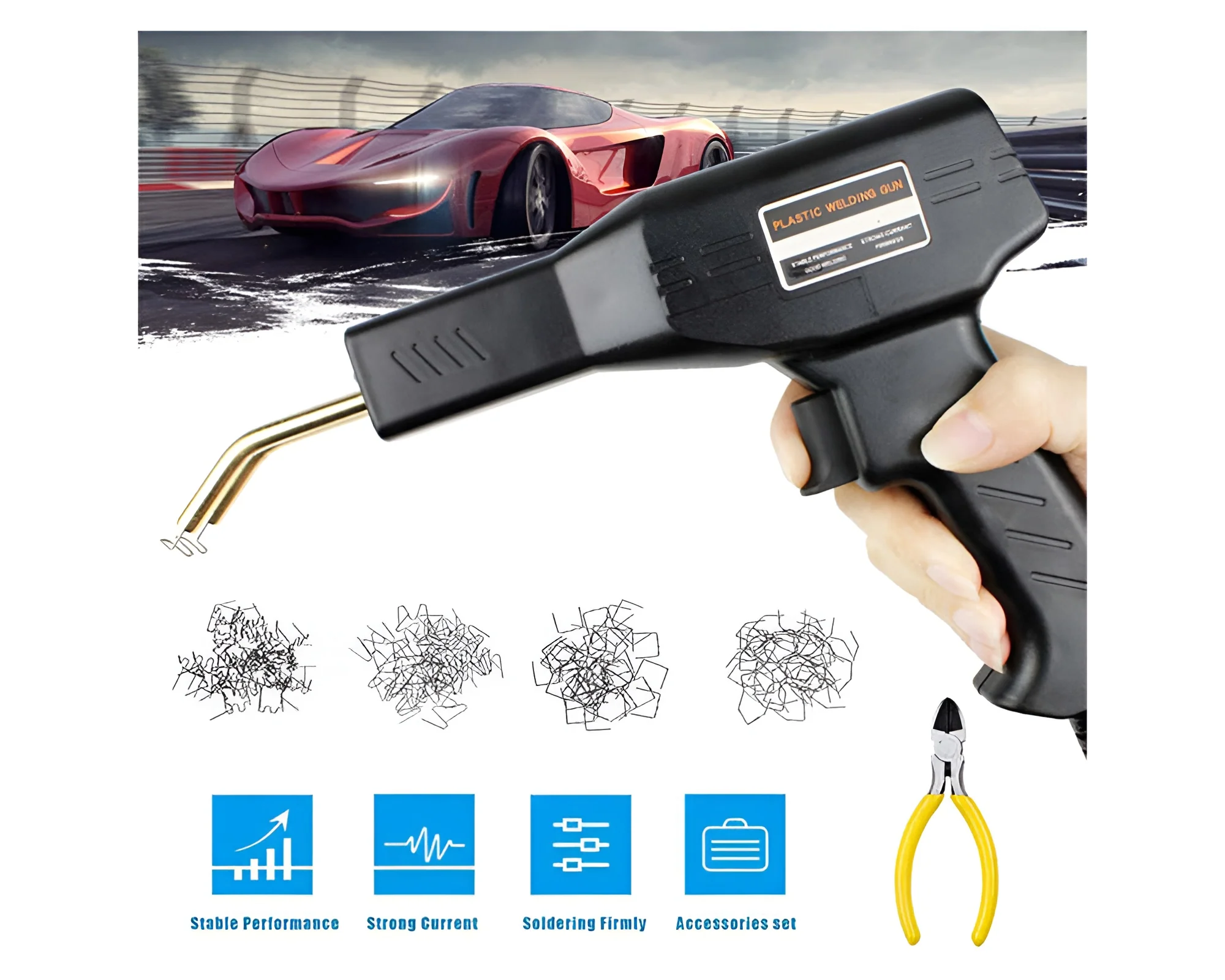 Hot Staple Plastic Welding Repair Tool for Automotive Plastic Repair - Image 3