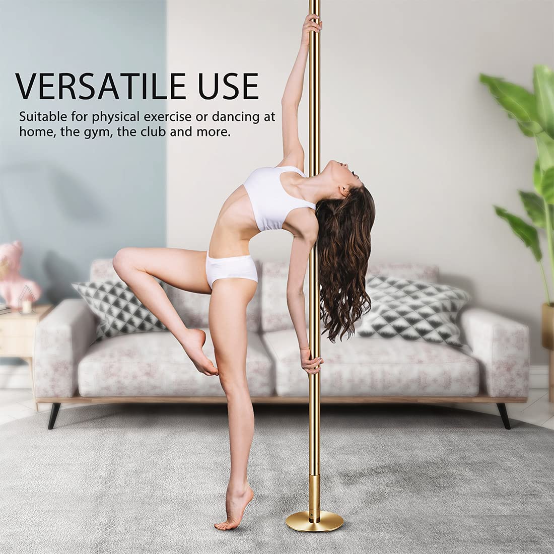 Portable Rotating Dancing Pole For Home Fitness - Image 2
