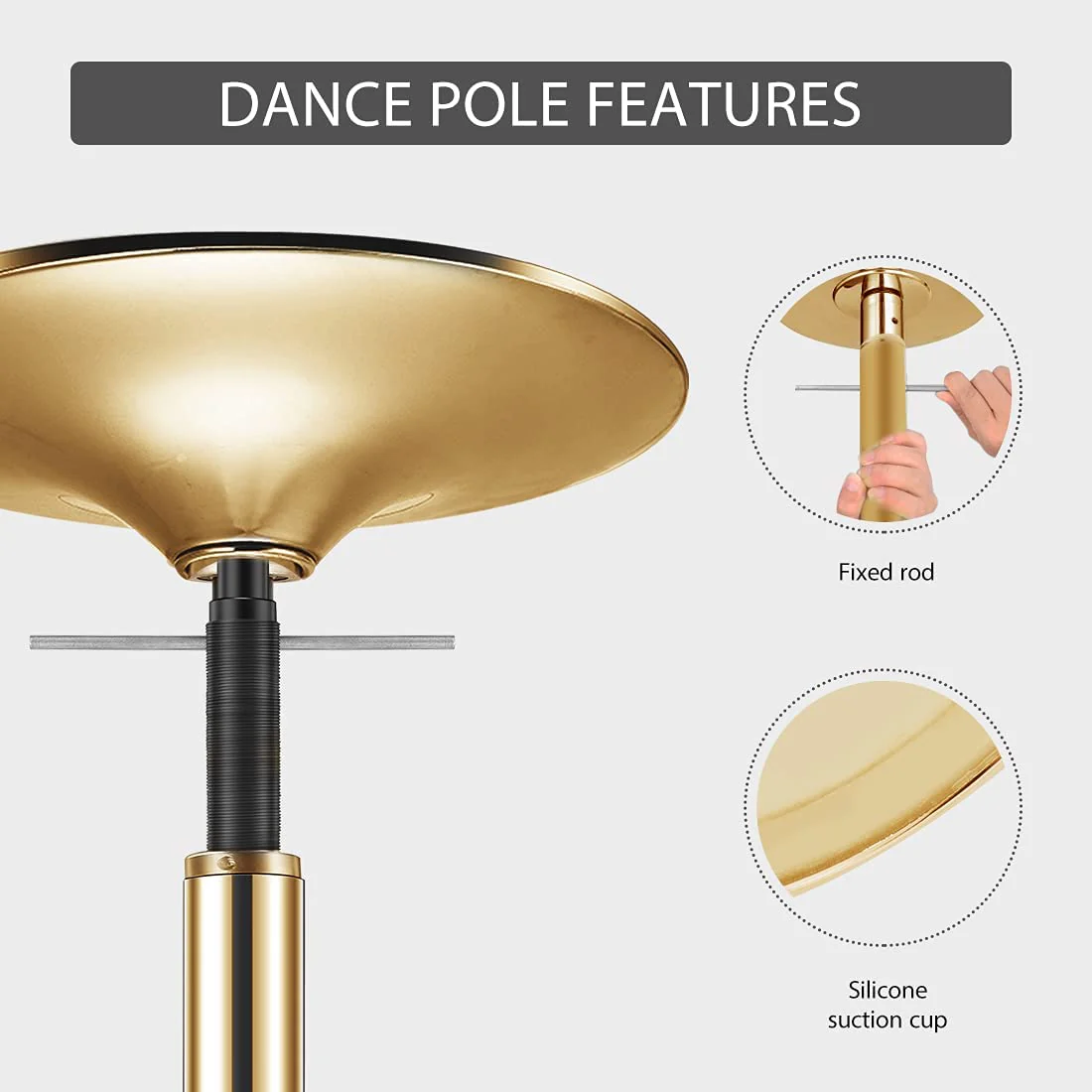 Portable Rotating Dancing Pole For Home Fitness - Image 6