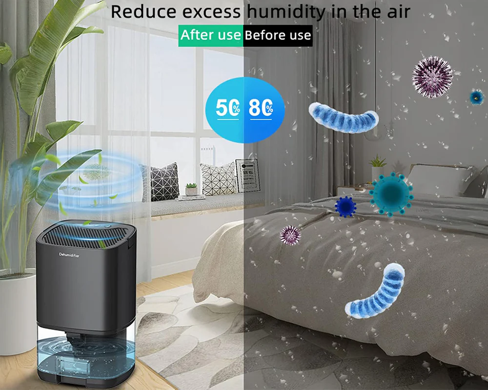 Portable Dehumidifier 1000ml - Image 10