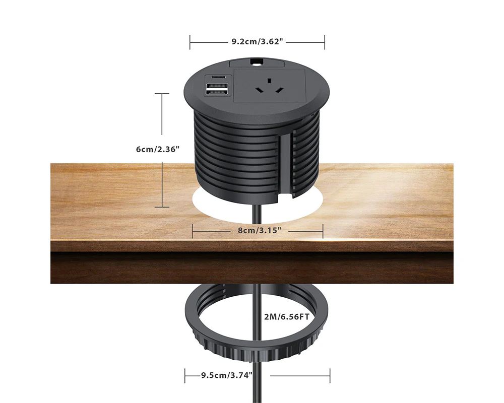 Desk Power Grommet - Image 5