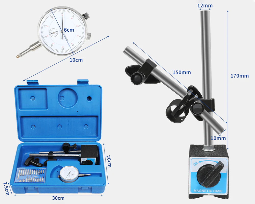 Dial Indicator Gauge with Magnetic Base - Image 10