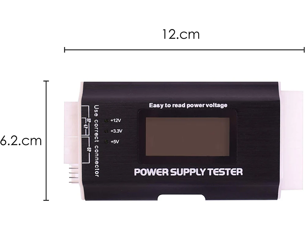 Power Supply Tester Digital Lcd 20/24 Pin Psu Atx Ba4 - Image 2