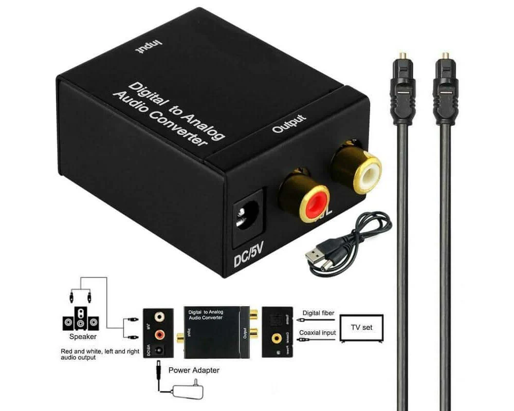 Analog RCA Audio Converter Digital Optical Toslink - Image 10