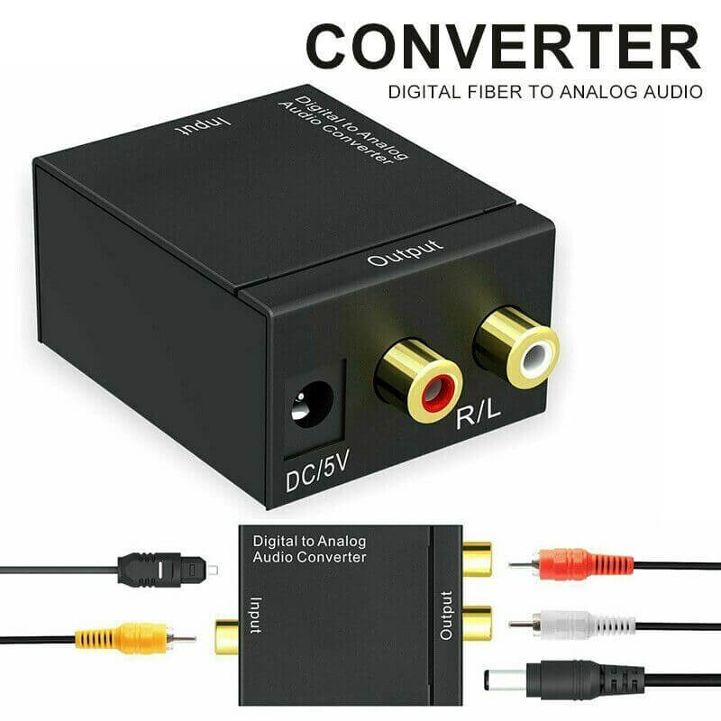 Analog RCA Audio Converter Digital Optical Toslink - Image 2