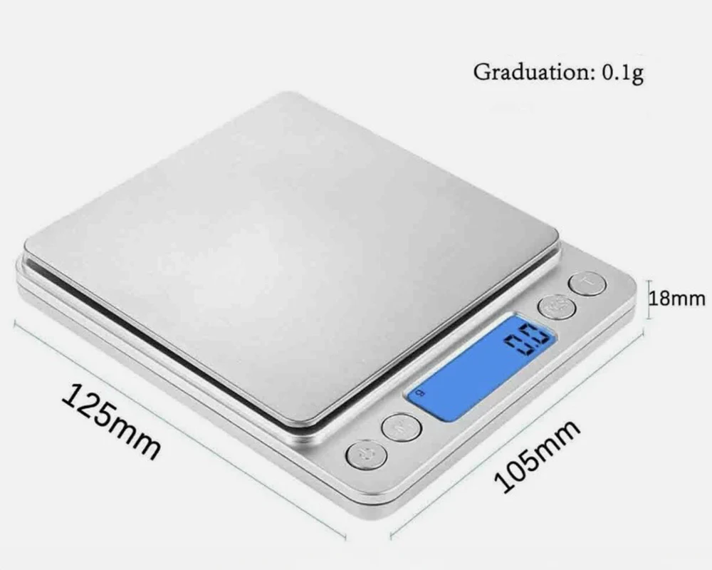 Digital Scales Digital Kitchen Scale Toprime 500g 0.01g High Precision - Image 7