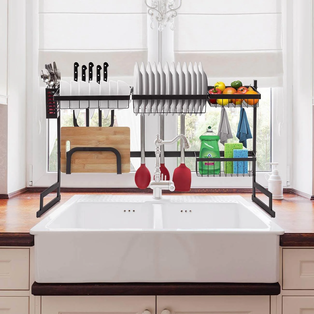 Dish Drying Rack Over Sink Kitchen Supplies - Image 4