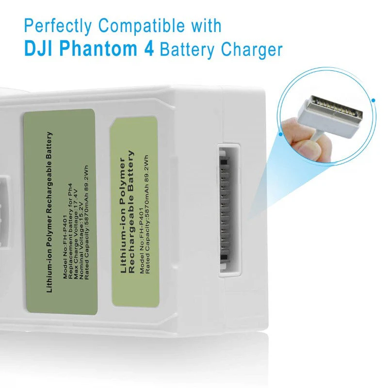 Replacement Battery for DJI Phantom 4 Pro 5870mAh Intelligent Flight - Image 4