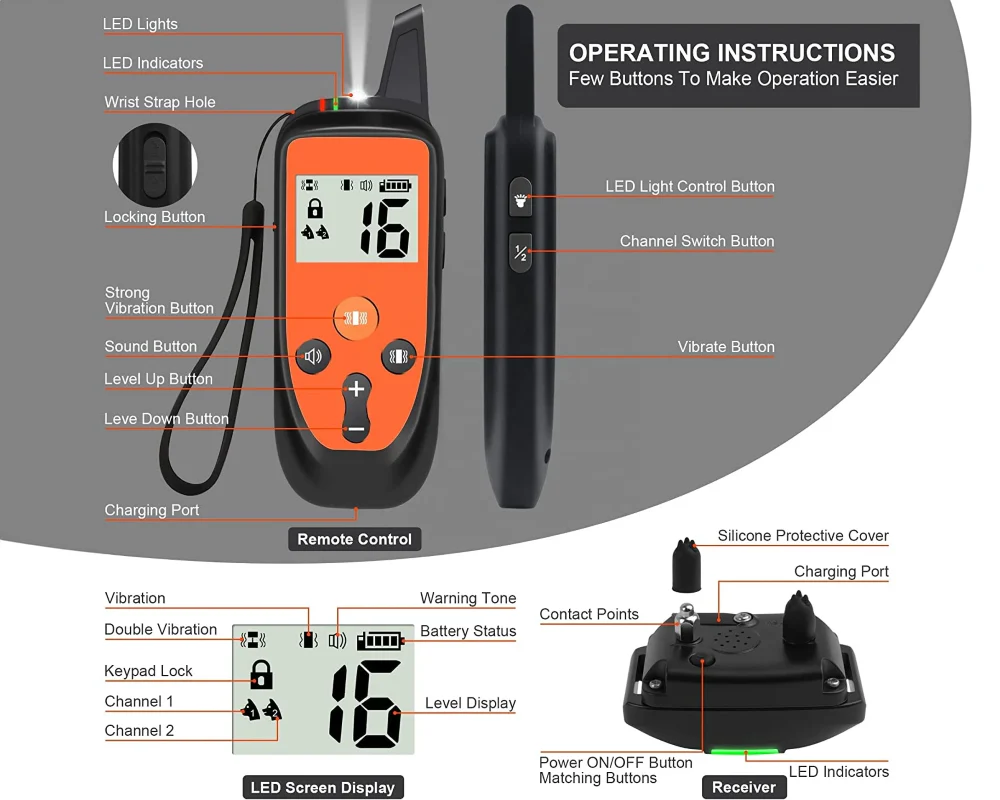 Dog Training Anti Bark Collar with Remote - Image 3
