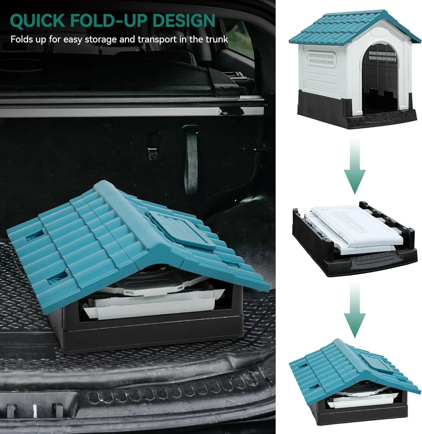 Indoor Outdoor Dog Kennel Dog house - Image 6