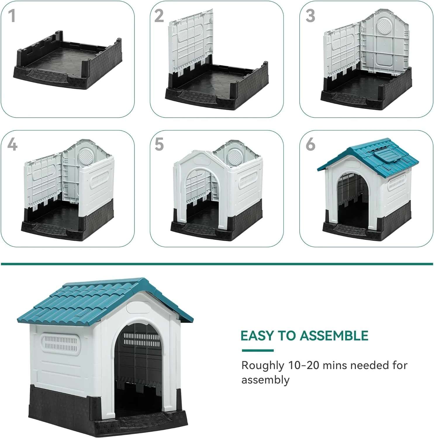 Indoor Outdoor Dog Kennel Dog house - Image 7
