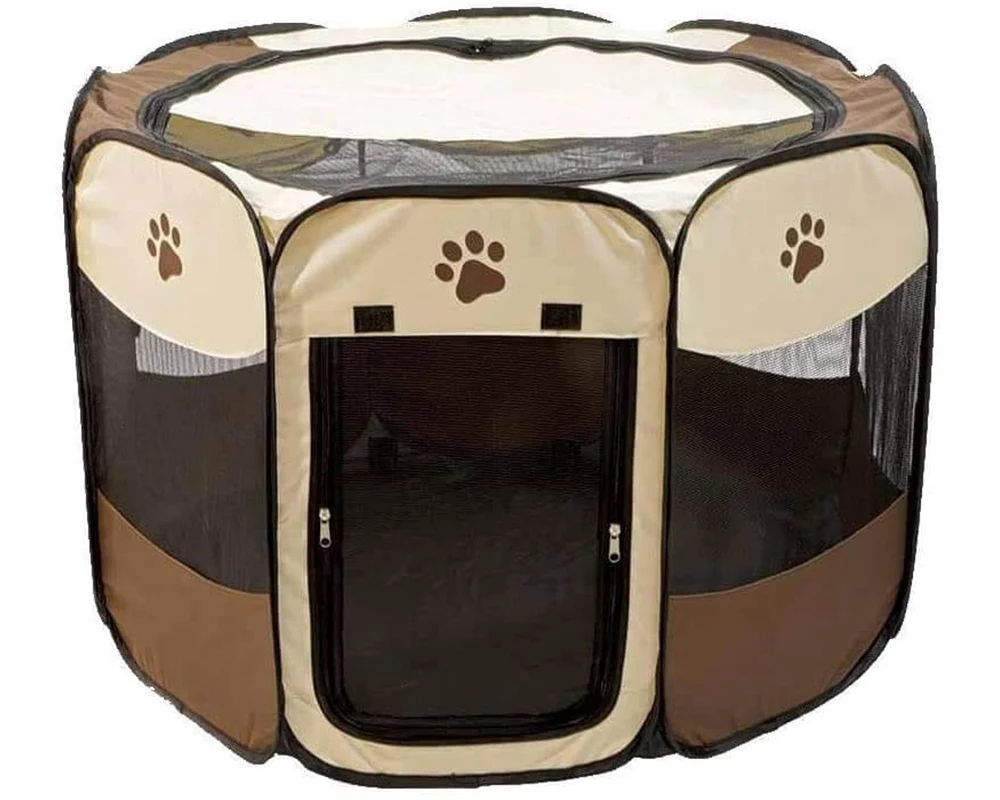 Dog Playpen Dog Play Pen Foldable Pet Playpen Tent Cage Crate - Image 6