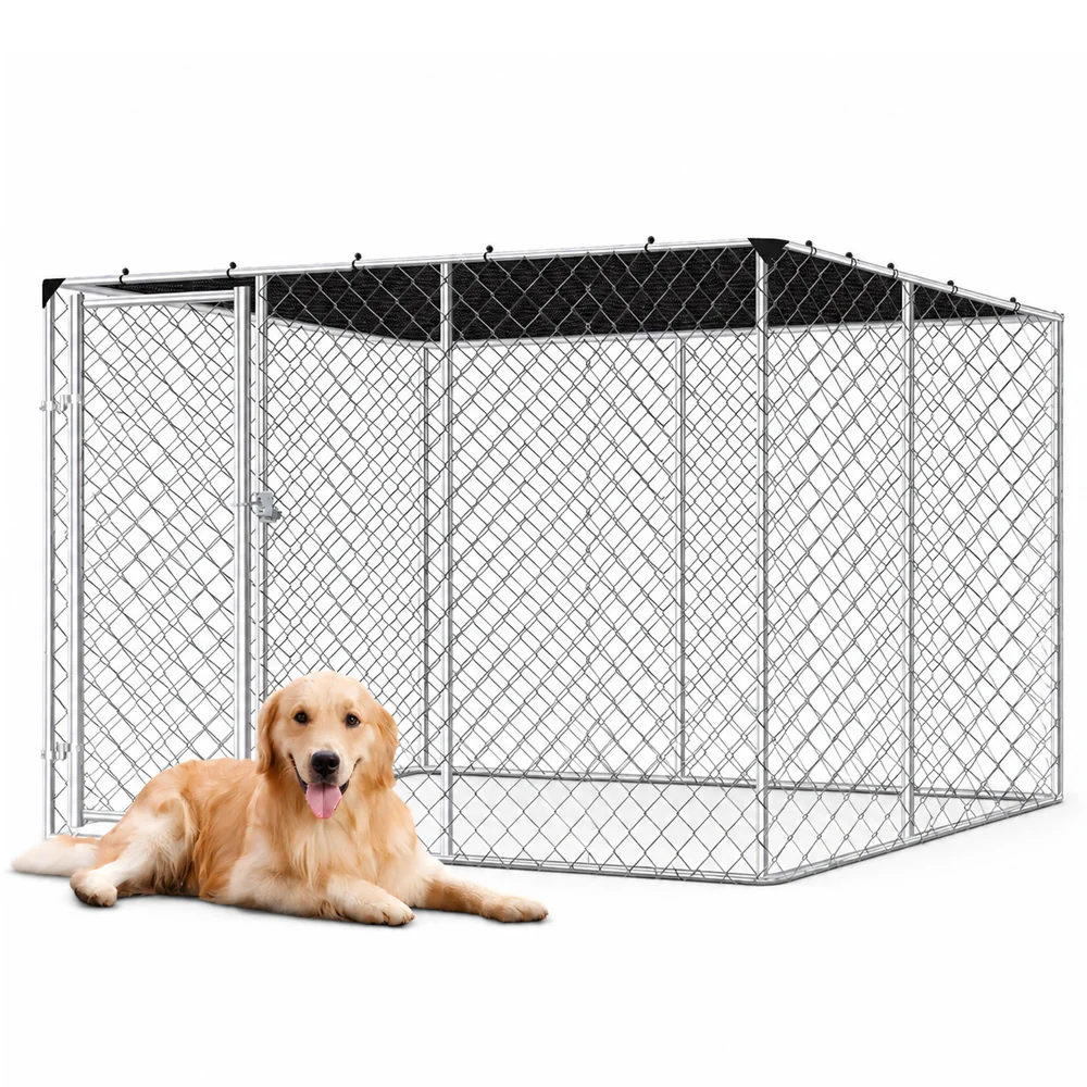 Outdoor Dog Run with Shade Sail - Image 8