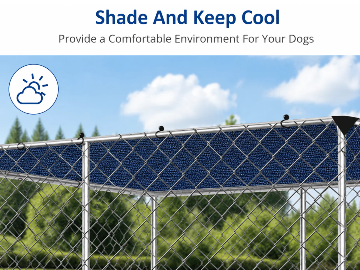 Outdoor Dog Run with Shade Sail - Image 5
