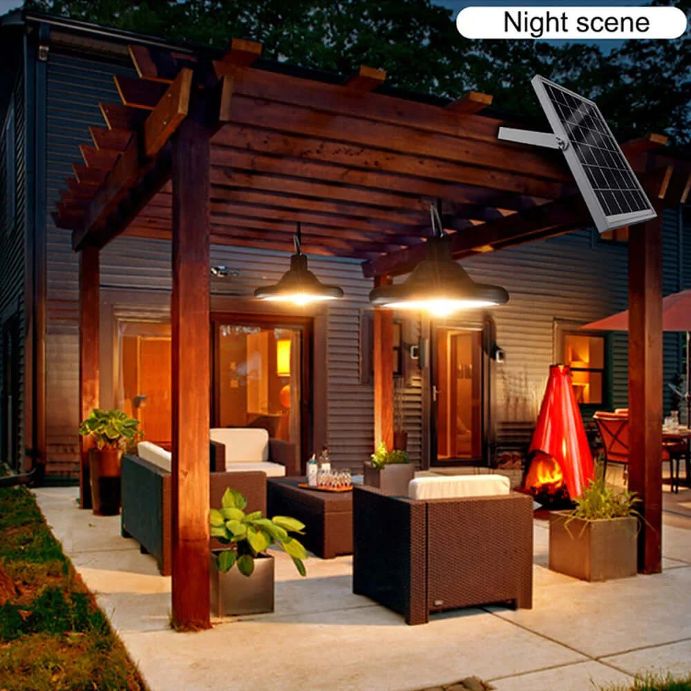 Waterproof Outdoor Solar Pendant Light - Image 7