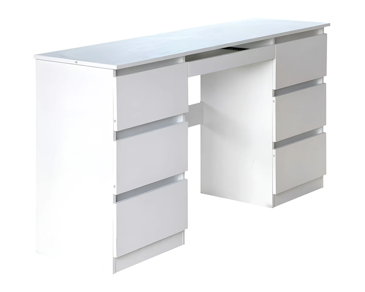 Office Desk Dressing Table With 6 Drawers - Image 8