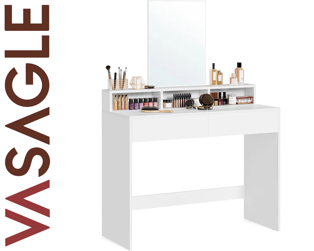 Dressing Table with Mirror - Image 4