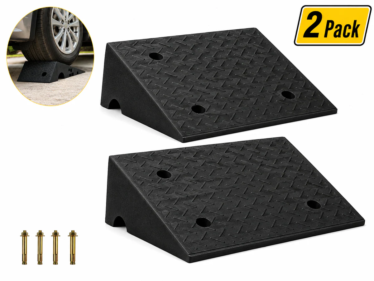 Kerb Ramp Curb Ramp Pair 17.8cm Car Ramps x 2 - Image 2