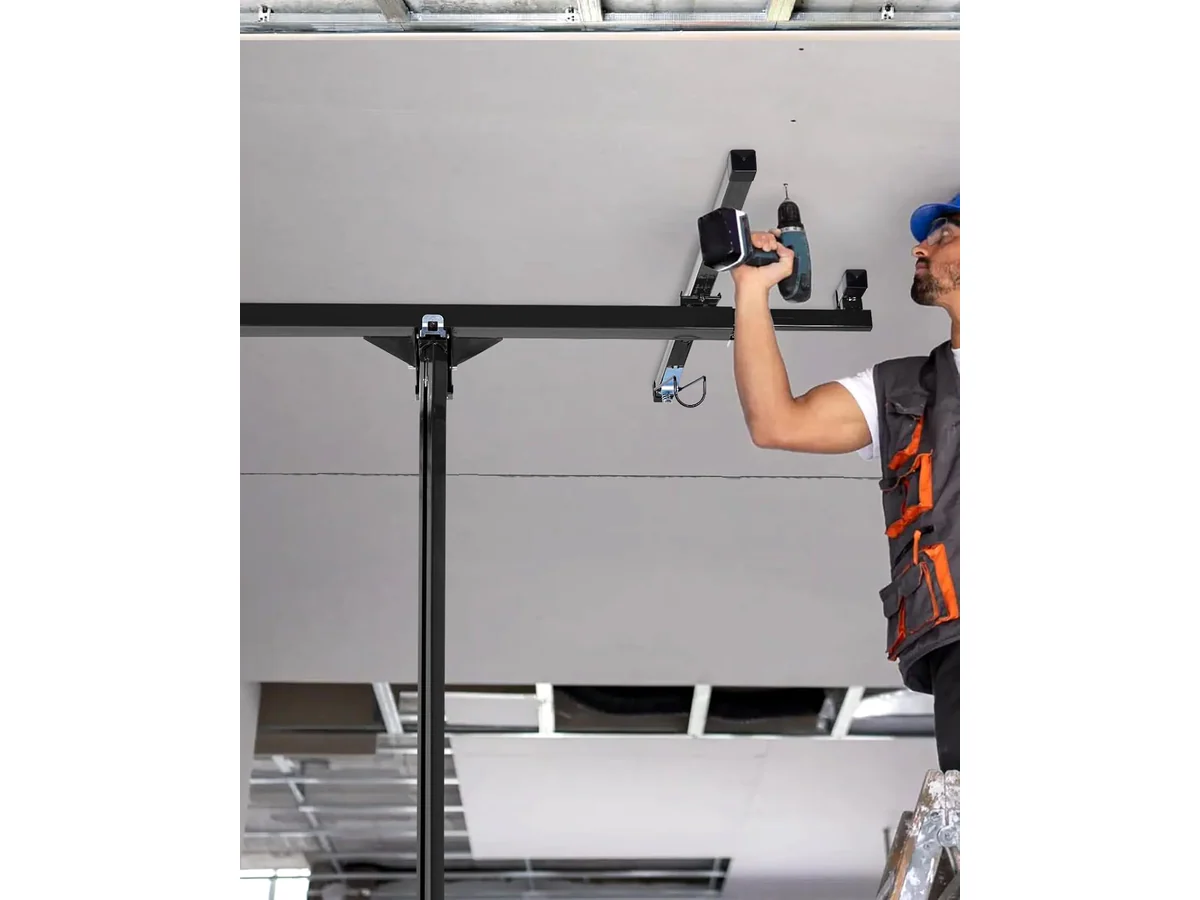 4.7M Drywall Panel Lifter 16FT Heavy Duty Plasterboard Hoist Drywall - Image 8