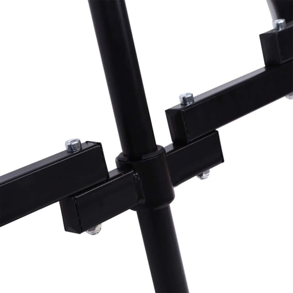Dual Monitor Stand Bracket Mount 14"-24" Screens 360-degree Rotation - Image 3