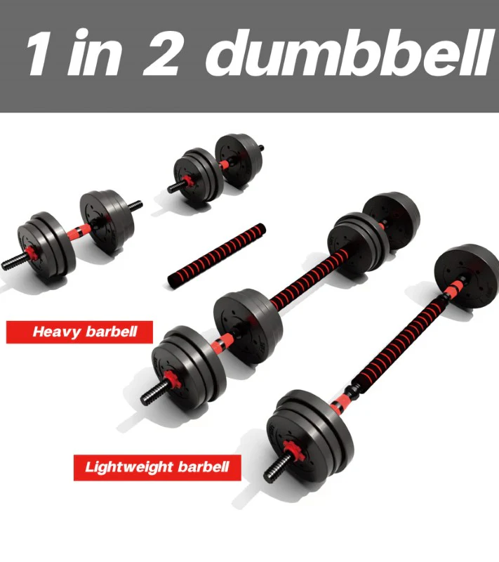 40KG Adjustable Dumbbells Barbell Set - Image 8