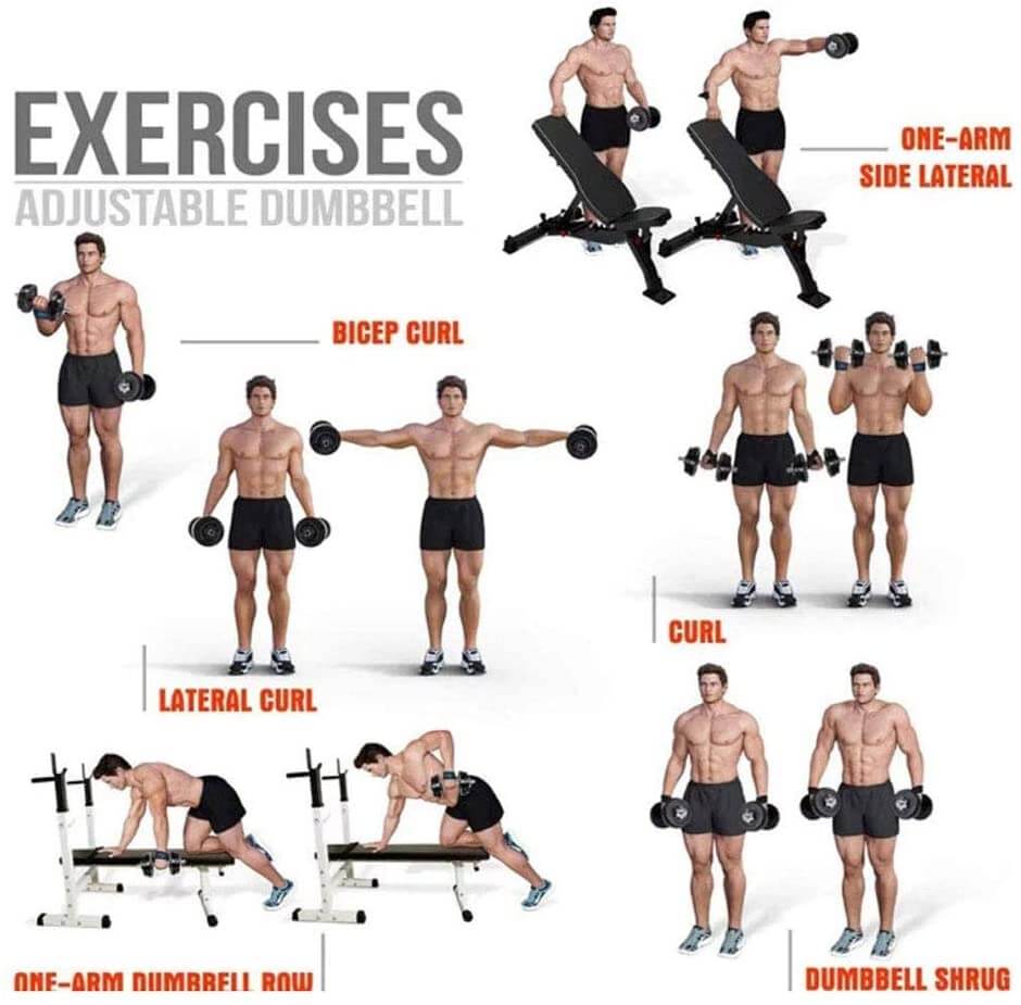 Adjustable Dumbbells 2 In 1 20 Kg - Image 9