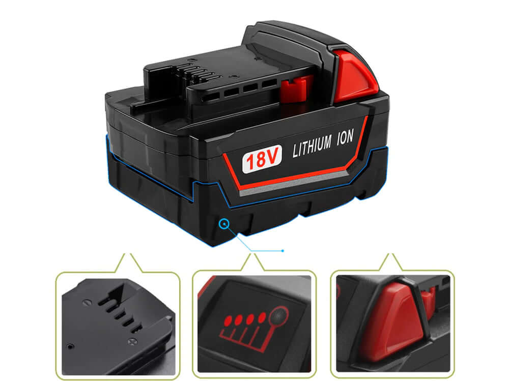2 x Milwaukee M18 4.0AH Battery Replacement - Image 6