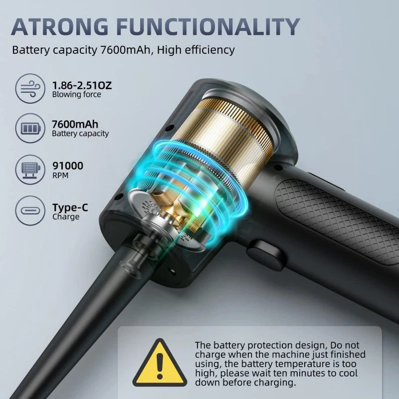 Cordless Electric Air Duster - Rechargeable - Image 6